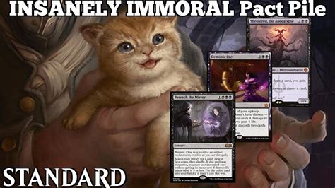 Insanely Immoral Pact Pile Fdn Demonic Cat Foundations Standard Bo