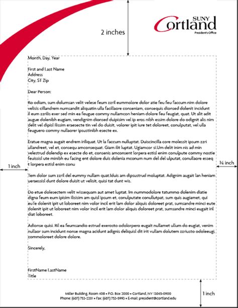 Letter Format - Letter & Resume with examples