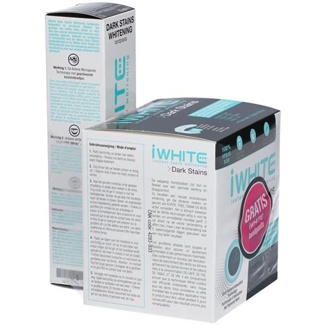 IWHITE Dark Stains whitening kit Dentifrice anti tâche noire 1 pc s