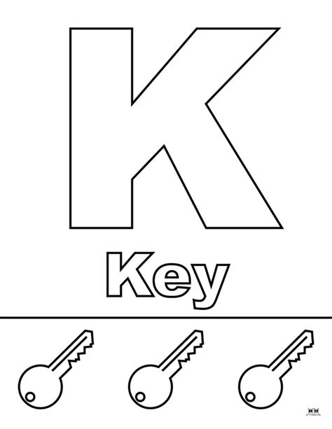 Letter K Coloring Pages 15 Free Pages Printabulls