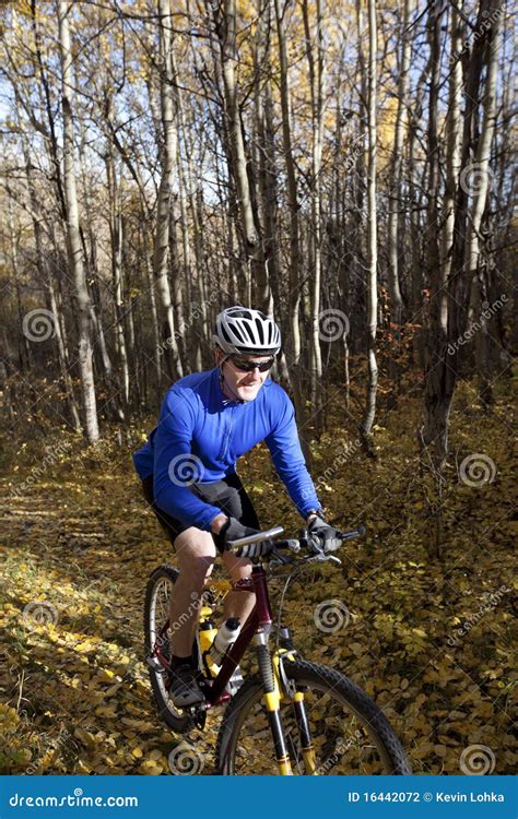 Man Mountain Biking Stock Photography Image 16442072