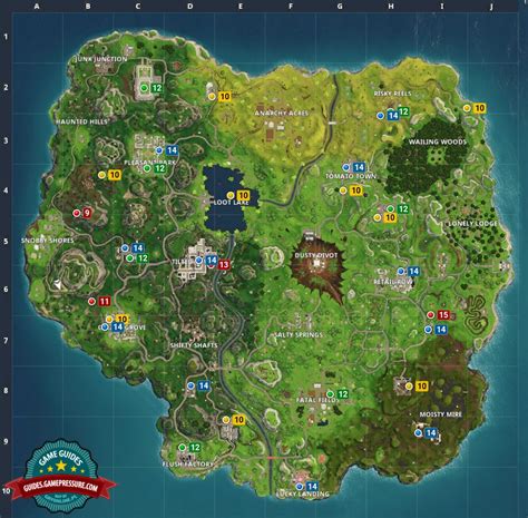 Fortnite Season 7 Battle Royale Map