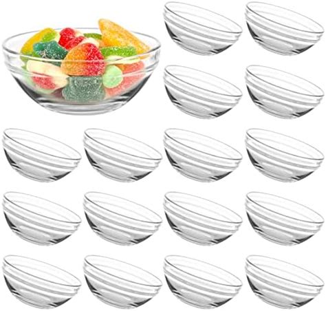 Amazon Duralex Lys Stackable Clear Bowl 10 5 Cm 4 1 8 In Set