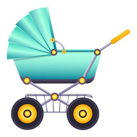 Premium Vector Baby Carriage Icon Cartoon Of Baby Carriage Vector