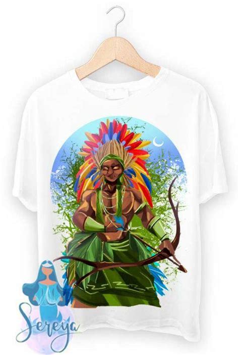 Comprar Camiseta Caboclo Tupinambá Sereya Camisetas de Umbanda