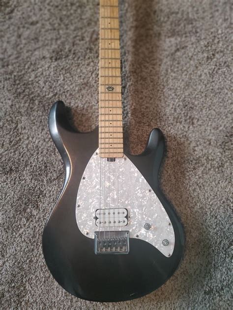 Olp Ernie Ball Music Man Benji Madden Guitar Black Repainted Ebay