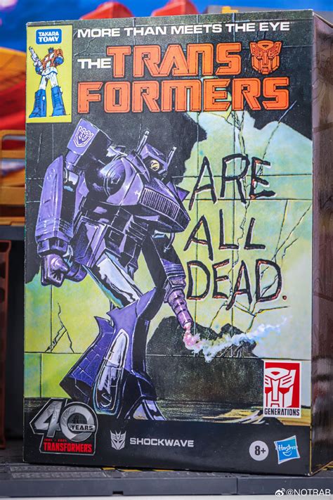 Transformers Generations Comic Book Shockwave and Grimlock In-Hand