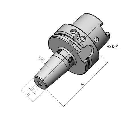 HSK A Schrink Chucks For HM And HSS Tools With The Shank In The