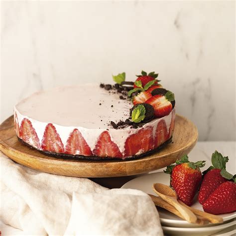 Tarta De Oreo Y Fresas Recetas Cecotec Mambo · Cecofry