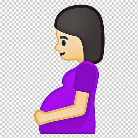 Brazo Emoji Embarazo Aceleración Emoticono Mujer Prueba De