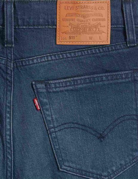 Pantal N Vaquero Levis Slim Azul De Hombre