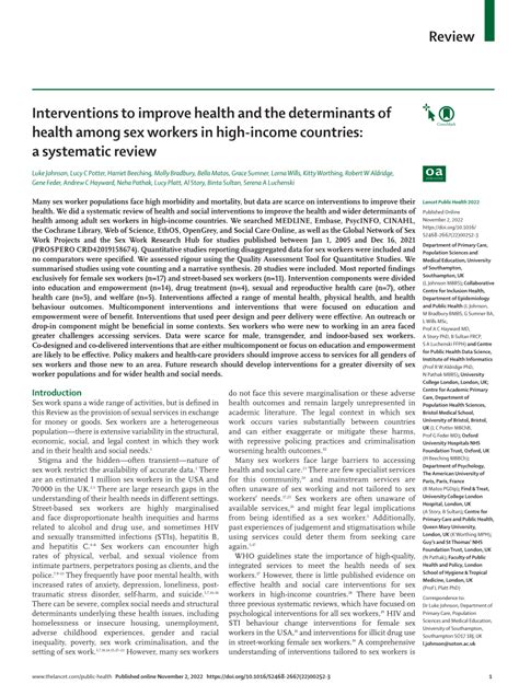 Pdf Interventions To Improve Health And The Determinants Of Health