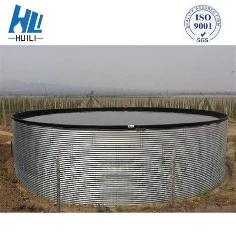 Corrugated Steel Tank Price Rain Harvesting Well Water Suppression