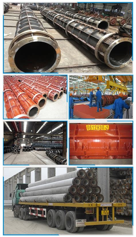 Concrete Spun Pile Steel Mould Taizhou Amity Care International Co Ltd