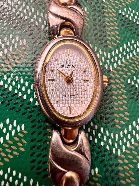 Elgin Ladies Vintage Quartz Watch From The 90s Runs Gem