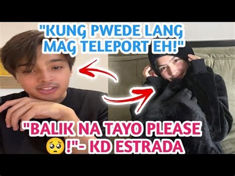 Kd Estrada Gusto Na Agad Bumalik Sa Japan Matapos Mga Litrato Ni Alexa