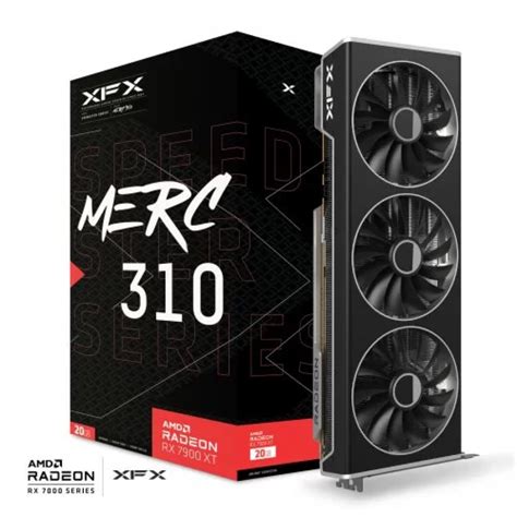 Xfx Speedster Merc 310 Amd Radeon Rx 7900 Xt Black Rx 79tmercu9 20gb