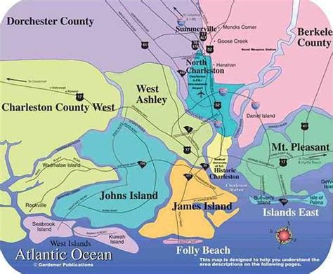 Map Of Charleston County Sc - Ailina Laurette