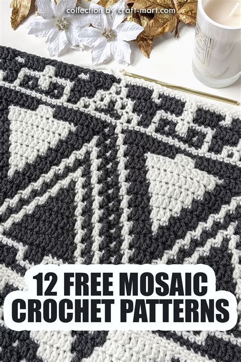 Mosaic Patterns For Mosaic Crochet Overlay Also Artofit