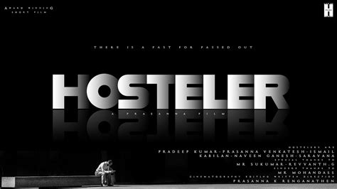 Hosteler Official Tamil Short Film Promo Psnacet Youtube