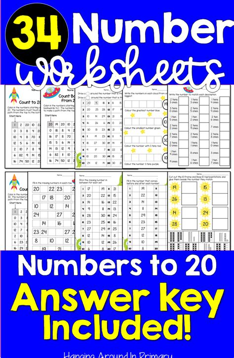 Numbers To 30 Worksheets Printable Teaching Resources Math Number