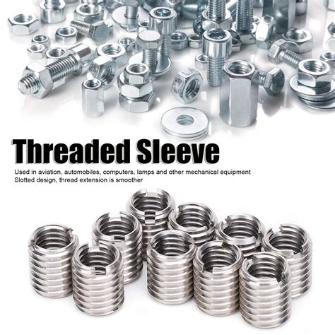 Snapklik Pcs Insert Nut Thread Repair Sleeve Threaded Bushing