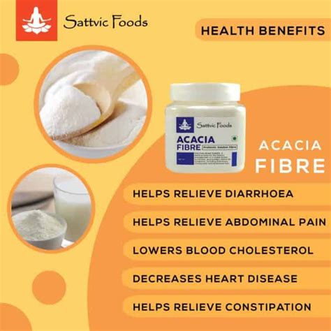 Acacia Fibre Ayurvedic Digestion Support Sattvic Foods