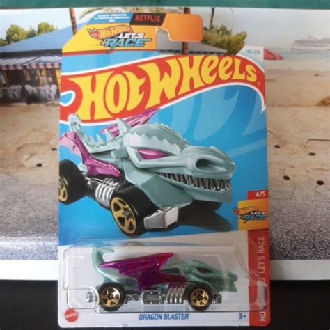 Hot Wheels Lets Race Dragão Dragon Blaster Shopee Brasil