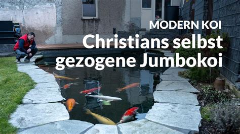 Christians Selbstgebauter Liter Teich Mit Echt Gro En Koi