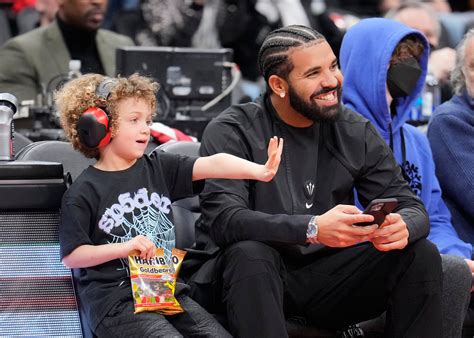 Drake And Sophie Brussaux Reunite For Adonis' 8th Birthday