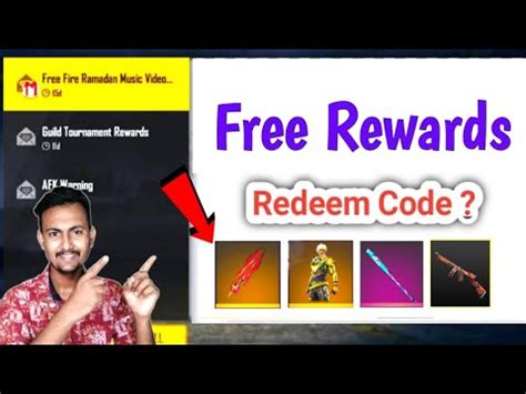 Free Fire New Redeem Code Rampage Event Free Rewards Youtube