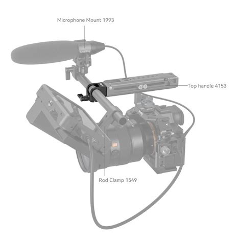 Smallrig Mm Arri Locating Single Rod Clamp Kamera Express