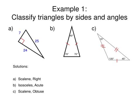 Ppt 41 Classifying Triangles Powerpoint Presentation Free Download Id5701920