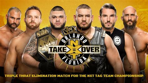 NXT Takeover Orlando The Revival Vs The Authors Of Pain Vs DIY