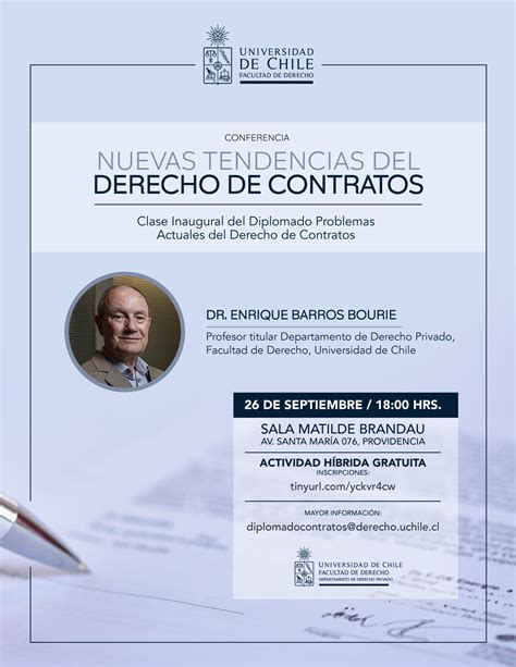Conferencia Nuevas tendencias del derecho de contratos - Facultad de
