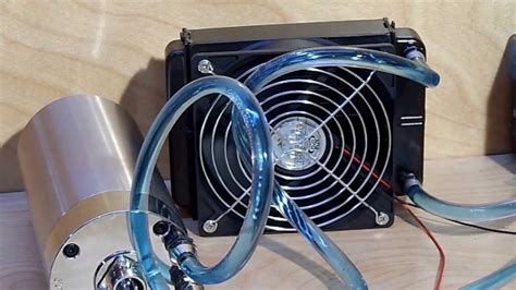 Spindle Water Cooling System Test Start Youtube