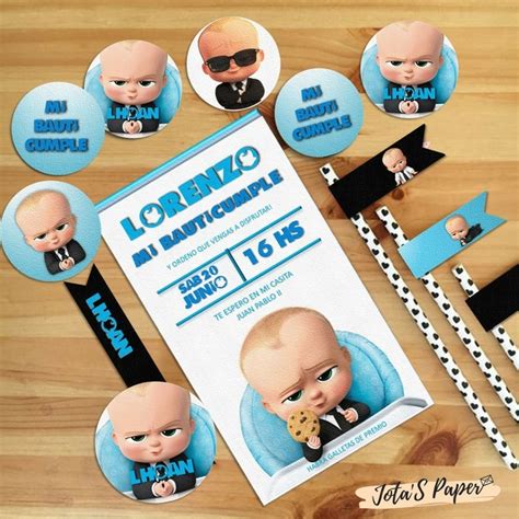 Kit Imprimible Jefe En Pa Ales Jotas Paper Kits