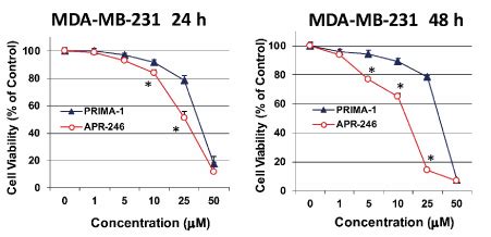 Combined Treatment With P Activating Drug Apr And A