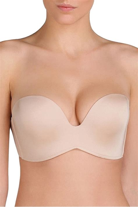 BIUSTONOSZ WONDERBRA STRAPLESS NUDE BEŻ 70H 32FF 14082100885 Allegro pl