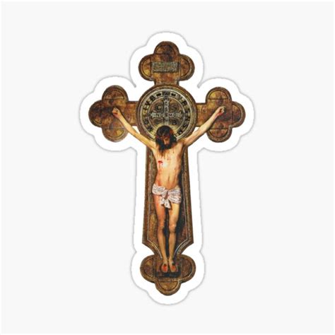 St Benedict Crucifix Cross Jesus Passion Stations Of The Cross Via