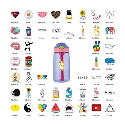 VSCO Lovely Stickers ,Luggage laptop bottle Sticker Wholesale Stickers