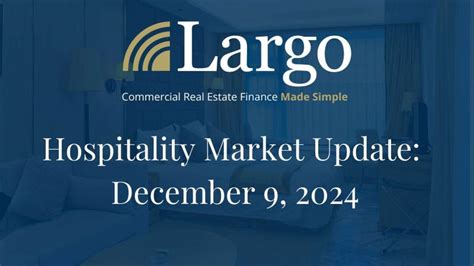 Hospitality Capital Markets Update December 9 2024 Largo Capital