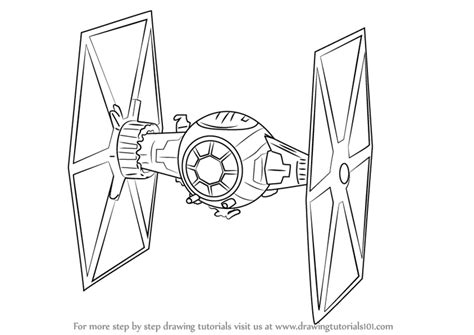 Tie Fighter Sketch at PaintingValley.com | Explore collection of Tie ...