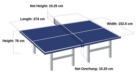 Ping Pong Table Dimensions - What Is Standard Ping Pong Table Size?