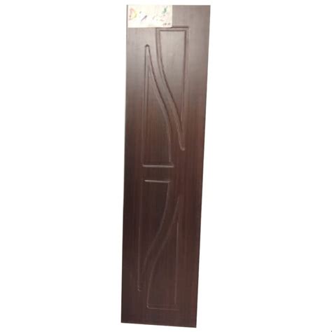 Laminated Brown Wooden Membrane Door For Home Door Height Feet At