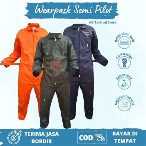 Jual Wearpack Safety Bahan American Drillwearpack Langsunganbaju