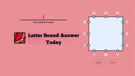 Letter Boxed Answers for December 13, 2024