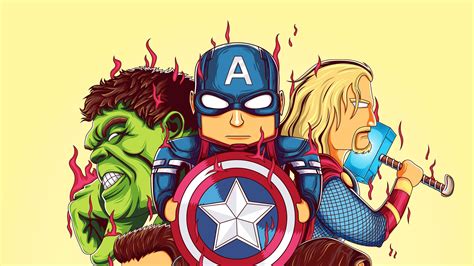 Avengers Animated Wallpaper 4k | Avengers cartoon, Captain america ...