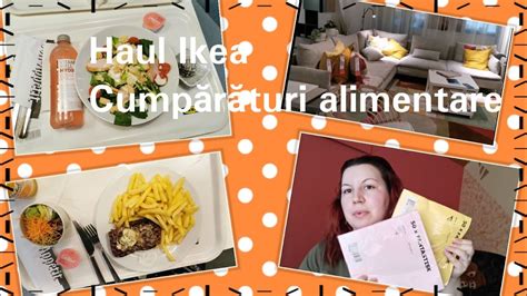 Vlog Haul Ikea cumpărături alimentare YouTube