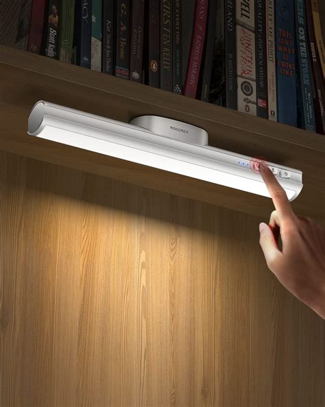 Rocoren Cordless Under Cabinet Lights Magnetic Closet Light 5w Desk